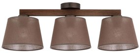 Brilagi - Przysufitowy żyrandol LATTE 3xE27/15W/230V sosna/brązowy