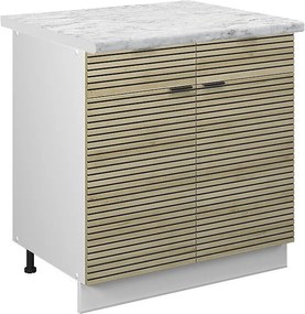 Szafka dolna do kuchni panel dębowy 80x60x82 fame-line