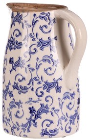 Ceramiczny dzban w stylu retro, 20 x 16 x 24 cm