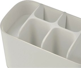 Beżowy plastikowy stojak na szczoteczki do zębów EasyStore – Joseph Joseph