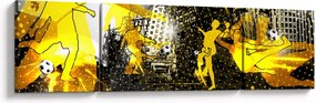 Obraz - Piłka nożna w wielkim mieście (170x50 cm)