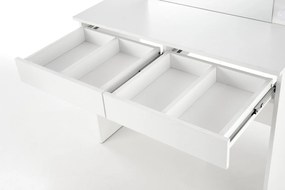 Toaletka Velinio 95 cm z szufladami - biały