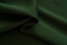 Ciemnozielona zasłona OXFORD 140x270 cm Zawieszanie: Taśma z wiązaniami
