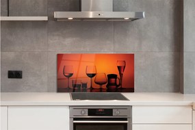 Szklany Panel Kieliszki