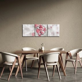 Obraz - Mrożone owoce (z zegarem) (90x30 cm)