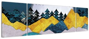 Obraz - Krajobraz polarny (170x50 cm)