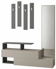 Zestaw do przedpokoju Ramda Light Mocha i Anthracite