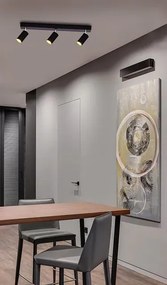Czarna lampa w stylu loft - S891-Alekiv