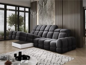 Narożnik TOLLO MINI S Lewostronny Elektryczna regulacja Salvador 15 kolor Antracytowy WERSAL