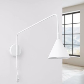 Biały kinkiet do kontaktu Zylo – Nice Lamps