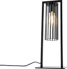 Inteligentna nowoczesna lampa stołowa czarna z Wifi ST64 - Balenco Wazo