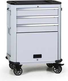 Wózek warsztatowy mobilny na narzędzia G2, 4 szuflady, szary