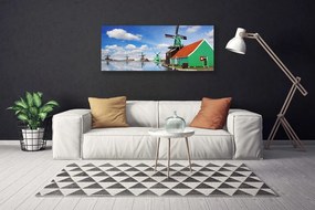 Obraz drukowany na płótnie Nowoczesna Bryła Budynku