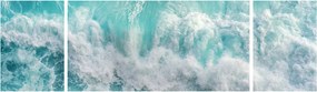 Obraz - Widok na fale oceanu (170x50 cm)