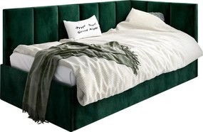 Zielony tapczan sofa z oparciem 100x200 Z2-F53