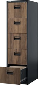 Szafa kartotekowa Eco Design Sara V005 46x62x163 cm antracyt/orzech