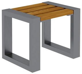 Kwadratowy taboret ogrodowy - Caverno 42 kolory