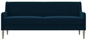 Niebieska sofa 190 cm Virginia – CosmoLiving by Cosmopolitan