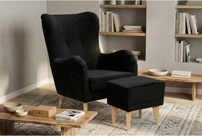 Fotel Roland z podnóżkiem-ergonomiczny, komfortowy i ponadczasowy design