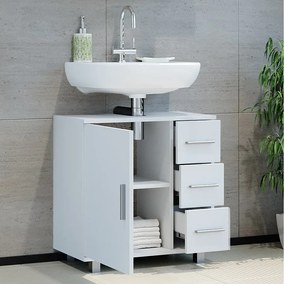 Szafka na wannę biały 60x33x60.8 ilias