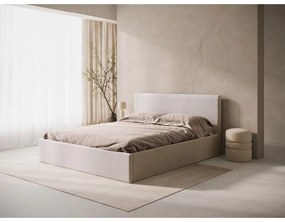 Beżowy tapicerowany zagłówek 170,5x100 cm Remo – Micadoni