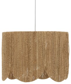 Lampa wisząca nad stół JANICE, pleciony klosz z juty, Ø 38 cm