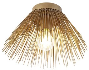 Lampa sufitowa w stylu art deco złota - Broom