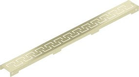Mexen Flat M15 maskownica do odpływu liniowego 60 cm, złota szczotkowana - 1A24060