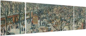 Obraz - Camille Pissarro, Boulevard des Italiens, Morning, Sunlight, reprodukcje (170x50 cm)