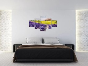 Obraz - Prowansja, Francja, malarstwo olejne (125x70 cm)