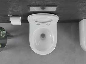 Mexen Sofia miska wc Rimless Tornado z deską wolnoopadającą slim, duroplast, biała połysk - 30540500T