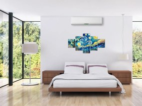 Obraz – Mozaika gwiaździstej nocy (125x70 cm)