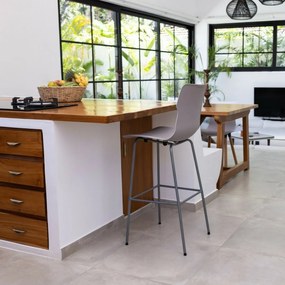 Krzesło barowe Duo Stone 48 x 51,8 x 116 cm