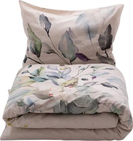 Pościel z mieszanki bawełny i lnu Wiązanka, 160 x 200 cm, 2 szt. 70 x 80 cm