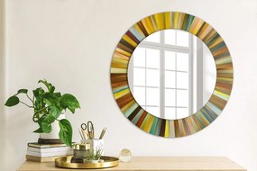 Lustro dekoracyjne okrągłe Abstrakcyjny wzór radialny