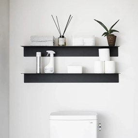 Czarna metalowa półka 90 cm – YAMAZAKI