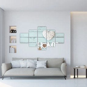 Obraz - I love home (125x70 cm)