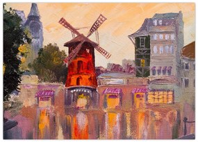 Obraz - Moulin Rouge, Paryż, Francja (70x50 cm)