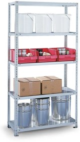 META Śrubowany regał półkowy FIX, 230 kg, 2500 x 1000 x 400 mm, dodatkowy