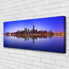 Obraz na płótnie Portowa Zabudowa Miasta