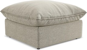 Pufa - z tkaniny bouclé - kreci - MANAO