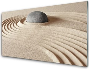 Panel Szklany do Kuchni Artystyczna Struktura Piaskowca