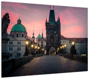 Obraz  - Na Moście Karola (70x50 cm)