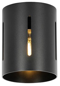 Designerska lampa sufitowa czarna - YanaDesignerski Oswietlenie wewnetrzne