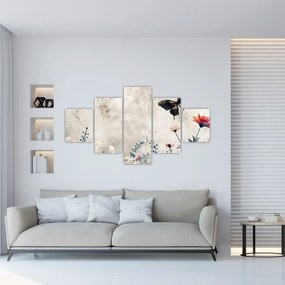 Obraz - Łąka w betonie (125x70 cm)