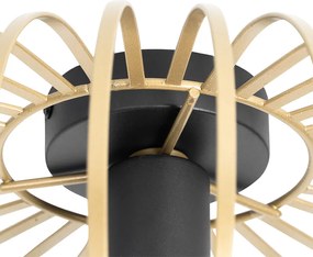 Designerska lampa sufitowa złota 39 cm - Johanna