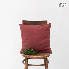 Lniana poszewka na poduszkę 45x45 cm Marsala – Linen Tales