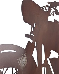 Dekoracja ścienna Rusty Motorbike