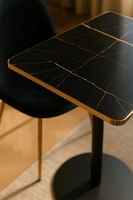 Stó Firro Kwadratowy 70cm Czarny