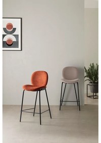Ceglaste hokery zestaw 2 szt. (wys. siedziska 65 cm) Cori – Marckeric